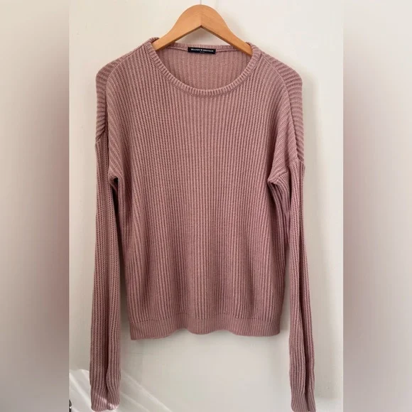 Brandy Melville Sweaters Brandy Melville Soft Pink Knit